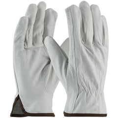 ‎68-162/XL Leather Drivers Gloves - Top Grain Cowhide Leather Drivers - Economy Grade - Keystone Thumb - Exact Industrial Supply