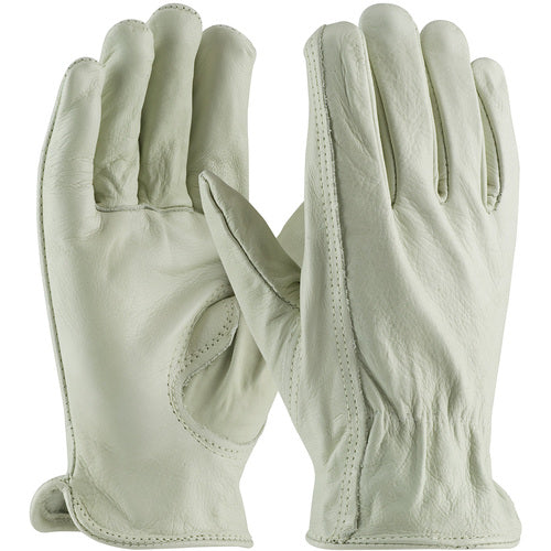 ‎68-168/M Leather Drivers Gloves - Top Grain Cowhide Leather Drivers - Premium Grade - Keystone Thumb - Exact Industrial Supply