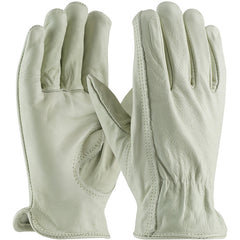 ‎68-168/M Leather Drivers Gloves - Top Grain Cowhide Leather Drivers - Premium Grade - Keystone Thumb - Exact Industrial Supply