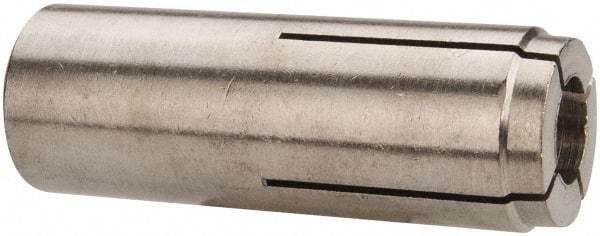 Powers Fasteners - 5/8" Diam, 7/8" Drill, 2-1/4" Min Embedment Drop-In Concrete Anchor - 303 Stainless Steel, 1-3/16" Thread Length - Exact Industrial Supply