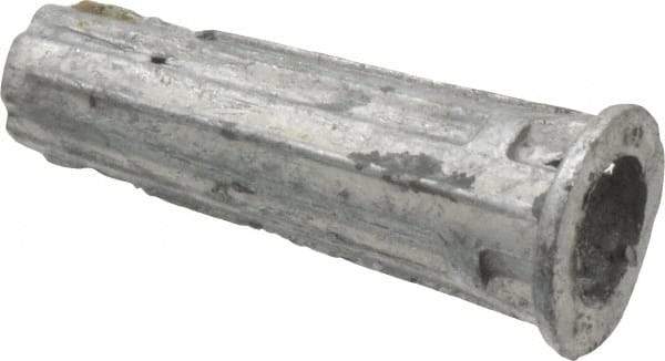 Powers Fasteners - 1/4" Diam, 1/4" Drill, 1" OAL, 2-3/4" Min Embedment Plug Concrete Anchor - Lead Alloy - Exact Industrial Supply