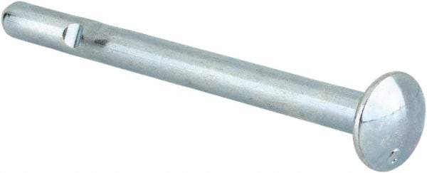 Powers Fasteners - 3/16" Diam, 3/16" Drill, 2-1/2" OAL, 1-1/4" Min Embedment Split-Drive Concrete Anchor - Grade 8.2 Steel, Zinc-Plated Finish, Mushroom Head - Exact Industrial Supply