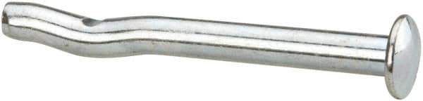 Powers Fasteners - 1/4" Diam, 1/4" Drill, 2-1/2" OAL, 1-1/4" Min Embedment Split-Drive Concrete Anchor - Grade 8.2 Steel, Zinc-Plated Finish, Mushroom Head - Exact Industrial Supply