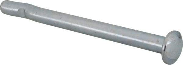 Powers Fasteners - 3/8" Diam, 3/8" Drill, 5" OAL, Split-Drive Concrete Anchor - Grade 8.2 Steel, Zinc-Plated Finish, Mushroom Head - Exact Industrial Supply