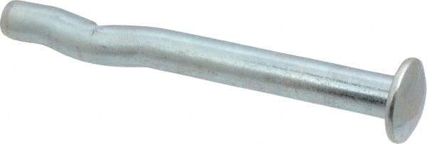 Powers Fasteners - 1/2" Diam, 1/2" Drill, 5" OAL, Split-Drive Concrete Anchor - Grade 8.2 Steel, Zinc-Plated Finish, Mushroom Head - Exact Industrial Supply