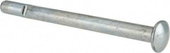 Powers Fasteners - 1/2" Diam, 1/2" Drill, 6-1/2" OAL, Split-Drive Concrete Anchor - Grade 8.2 Steel, Zinc-Plated Finish, Mushroom Head - Exact Industrial Supply