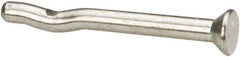 Powers Fasteners - 1/4" Diam, 1/4" Drill, 2-1/2" OAL, Split-Drive Concrete Anchor - Grade 8.2 Steel, Zinc-Plated Finish, Flat Head - Exact Industrial Supply