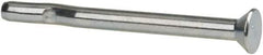 Powers Fasteners - 1/4" Diam, 1/4" Drill, 3" OAL, Split-Drive Concrete Anchor - Grade 8.2 Steel, Zinc-Plated Finish, Flat Head - Exact Industrial Supply
