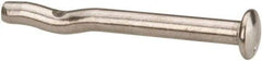 Powers Fasteners - 1/4" Diam, 1/4" Drill, 2-1/2" OAL, Split-Drive Concrete Anchor - 316 Stainless Steel, Mushroom Head - Exact Industrial Supply