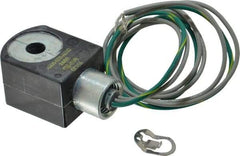 Parker - 24 Volt, 18 Coil Lead Length, Class F, Solenoid Coil - 6.0 Watt, NEMA 4X Enclosure, Use with Parker Skinner Gold Ring Series Valves - Exact Industrial Supply
