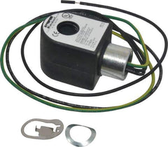 Parker - 24 Volt, 18 Coil Lead Length, Class F, Solenoid Coil - 11.0 Watt, NEMA 4X Enclosure, Use with Parker Skinner Gold Ring Series Valves - Exact Industrial Supply