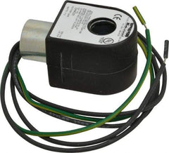 Parker - 24 Volt, 18 Coil Lead Length, Class H, Solenoid Coil - 11.0 Watt, NEMA 4X Enclosure, Use with Parker Skinner Gold Ring Series Valves - Exact Industrial Supply