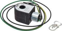Parker - 24 Volt, 18 Coil Lead Length, Class F, Solenoid Coil - 11.5 Watt, NEMA 4X Enclosure, Use with Parker Skinner Gold Ring Series Valves - Exact Industrial Supply