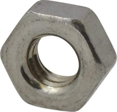 Value Collection - M4x0.70 Stainless Steel Right Hand Hex Nut - 7mm Across Flats, 3.2mm High, Uncoated - Exact Industrial Supply