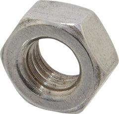 Value Collection - M8x1.25 Stainless Steel Right Hand Hex Nut - 13mm Across Flats, 6.5mm High, Uncoated - Exact Industrial Supply