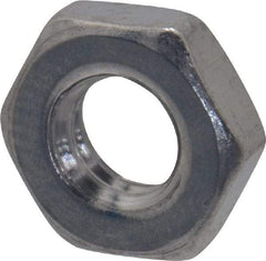 Value Collection - M4x0.70 Metric Coarse Stainless Steel Right Hand Hex Jam Nut - 7mm Across Flats, 2.2mm High, Uncoated - Exact Industrial Supply