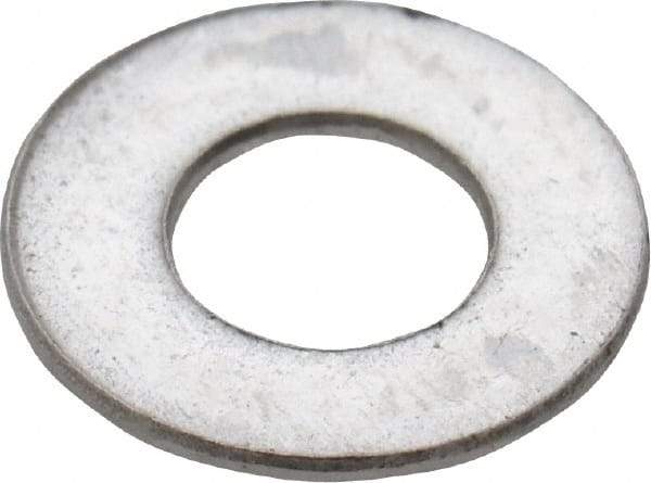 Value Collection - M3 Screw, Grade 18-8 Stainless Steel Standard Flat Washer - 3.2mm ID x 7mm OD, 0.5mm Thick - Exact Industrial Supply