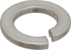 Value Collection - M12, 10.2mm ID, 2.5mm Thick Split Lock Washer - 18-8 Austenitic Grade A2 Stainless Steel, 12.2mm Min ID, 12.7mm Max ID, 21.1mm Max OD - Exact Industrial Supply