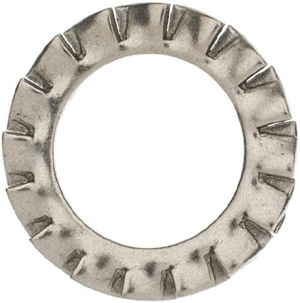 Value Collection - M12 Screw, 13mm ID, Stainless Steel External Tooth Lock Washer - 20.5mm OD, Grade 18-8 & Austenitic A2 - Exact Industrial Supply
