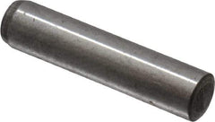 Value Collection - 4mm Diam x 18mm Pin Length Grade 8 Alloy Steel Precision Dowel Pin - Bright Finish, 1 Rounded End - Exact Industrial Supply
