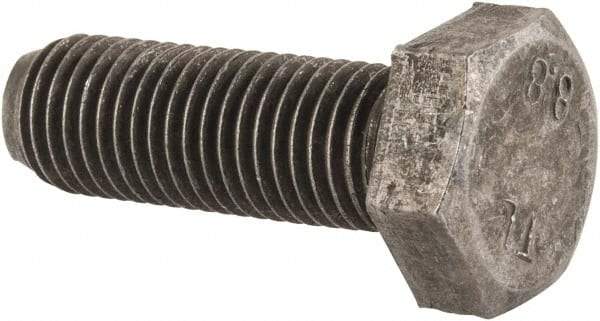 Value Collection - M12x1.50mm Metric Fine, 35mm Length Under Head Hex Head Cap Screw - Fully Threaded, Grade 8.8 Steel, Uncoated, 19mm Hex - Exact Industrial Supply