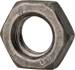 Value Collection - M12x1.75 Steel Right Hand Hex Jam Nut - 19mm Across Flats, 6mm High, Uncoated - Exact Industrial Supply