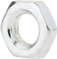 Value Collection - M12x1.75 Steel Right Hand Hex Jam Nut - 19mm Across Flats, 6mm High, Zinc-Plated Finish - Exact Industrial Supply
