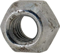 Value Collection - M4x0.70 Metric Coarse Grade 8 Hex Lock Nut with Distorted Thread - 3.7mm High, Zinc-Plated Finish - Exact Industrial Supply