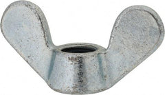 Value Collection - M20x2.50, Zinc Plated, Iron Standard Wing Nut - 7mm Wing Span, 44mm Wing Span - Exact Industrial Supply