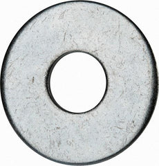 Value Collection - M12 Screw, Steel Fender Flat Washer - 13mm ID x 37mm OD, 3mm Thick, Zinc-Plated Finish - Exact Industrial Supply