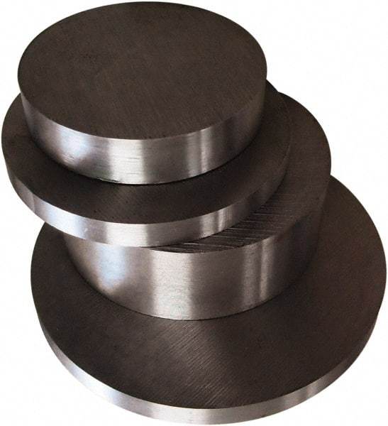 Value Collection - 5" Diam x 1-1/2" Long, H13 Steel Round Rod - Mill, Decarb Free, Tool Steel - Exact Industrial Supply