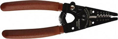 Paramount - 18 to 10 AWG Capacity Wire Stripper - 6" OAL, Plastic Dipped Handle - Exact Industrial Supply