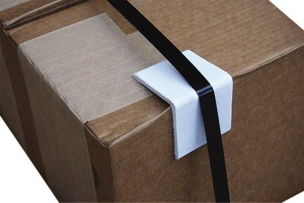 Vestil - 3" Long x 3" Wide x 3" High x 1/16" Thick Edge - White, Cardboard Box, 200 Piece - Exact Industrial Supply