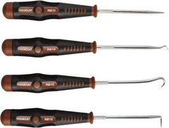Paramount - 4 Piece Hook & Probe Set - Carbon Steel - Exact Industrial Supply