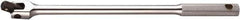 Paramount - 1/2" Drive Socket Flex Handle - 24" OAL, Chrome Vanadium Finish - Exact Industrial Supply