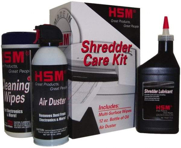 HSM of America - Shredder Care Kit - Use with Document Shredders - Exact Industrial Supply