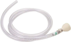 Unger - 6' Long Water Hose - 1" Diam, Plastic, Hot Water Compatible, All Season, Clear - Exact Industrial Supply