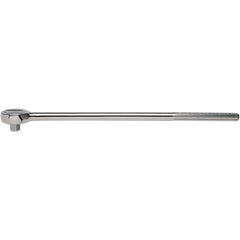 Wright Tool & Forge - Ratchets; Tool Type: Ratchet ; Drive Size (Inch): 3/4 ; Head Shape: Round ; Head Features: Reversible ; Finish/Coating: Full Polish Chrome ; Overall Length (Inch): 24 - Exact Industrial Supply