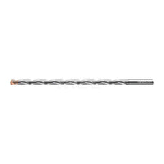 Extra Length Drill Bit: 0.354″ Dia, 140 °, Solid Carbide TiAlN Finish, 7.08″ Flute Length, 9″ OAL, Spiral Flute, Straight-Cylindrical Shank, Series DC170