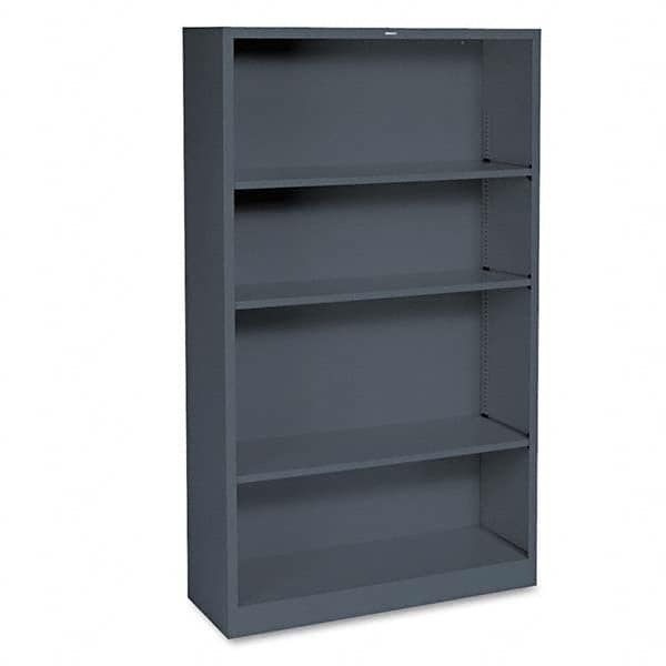 Hon - Bookcases Height (Inch): 59 Color: Charcoal - Exact Industrial Supply