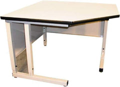 Proline - Workbench & Workstation Corner Unit - Use with 30" Deep Benches - Exact Industrial Supply