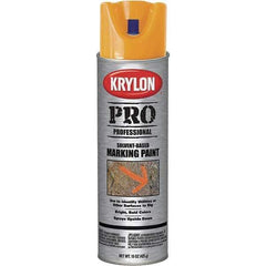Krylon - 15 fl oz Orange Marking Paint - Solvent Base Formula - Exact Industrial Supply