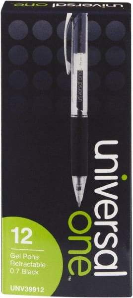 Universal One - Conical Roller Ball Pen - Black - Exact Industrial Supply
