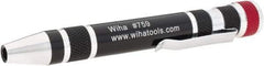 Wiha - 7 Piece, 1/4" Drive Screwdriver Micro Bit Set - T3 to T8 Torx - Exact Industrial Supply