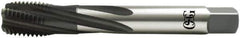 OSG - 1-1/4 - 8 UN 5 Flute 2B Modified Bottoming Spiral Flute Tap - Vanadium High Speed Steel, Oxide Finish, 180mm OAL, Right Hand Flute, Right Hand Thread, Series 13024 - Exact Industrial Supply