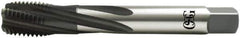 OSG - 5/8-18 UNF 4 Flute 2B Modified Bottoming Spiral Flute Tap - Vanadium High Speed Steel, Oxide Finish, 100mm OAL, Right Hand Flute, Right Hand Thread, Series 13024 - Exact Industrial Supply