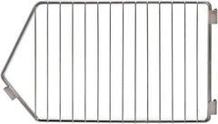 Quantum Storage - 12" Wide, Open Shelving Accessory/Component - Chrome, Chrome Finish, 20" Long, Use with 12" High Modular Stacking Baskets - Exact Industrial Supply