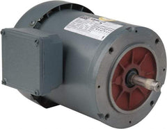Boston Gear - 0.33 hp, TEFC Enclosure, T-Stat Thermal Protection, 1,725 RPM, 230/460 Volt, 50/60 Hz, Three Phase Motor - Size 56C Frame, C-Face Mount, 1 Speed, Ball Bearings, 1.16/0.58 Full Load Amps, F Class Insulation, Reversible - Exact Industrial Supply