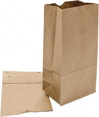 DURO BAG MFR - Kraft Grocery Bag - 4-5/16 x 2-7/16 x 7-7/8, Brown - Exact Industrial Supply