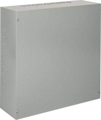 nVent Hoffman - Steel Junction Box Enclosure Screw Flat Cover - NEMA 1, 24" Wide x 24" High x 8" Deep - Exact Industrial Supply